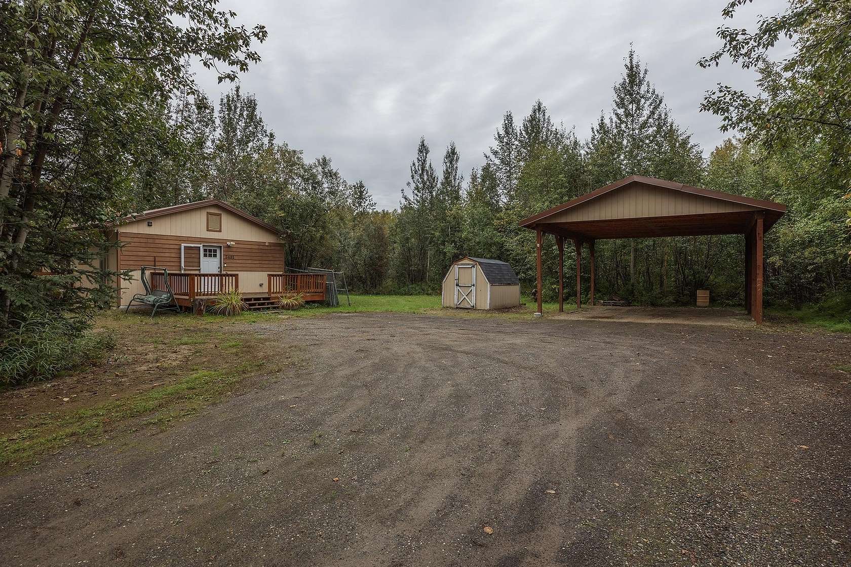 1.55 Acres of Land with Home for Sale in North Pole, Alaska