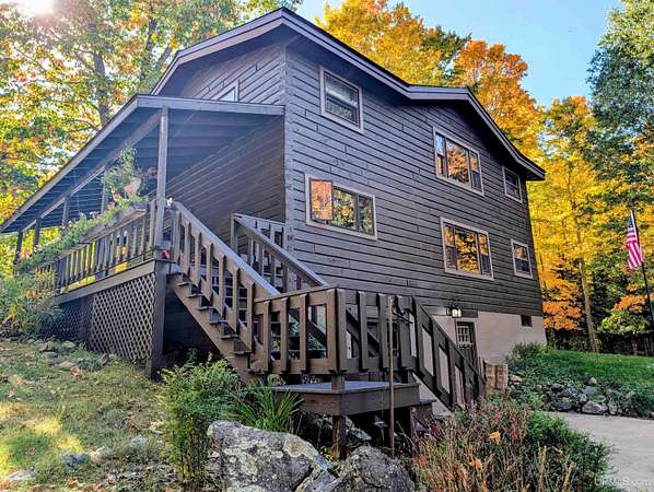 8.6 Acres of Land with Home for Sale in Crystal Falls, Michigan