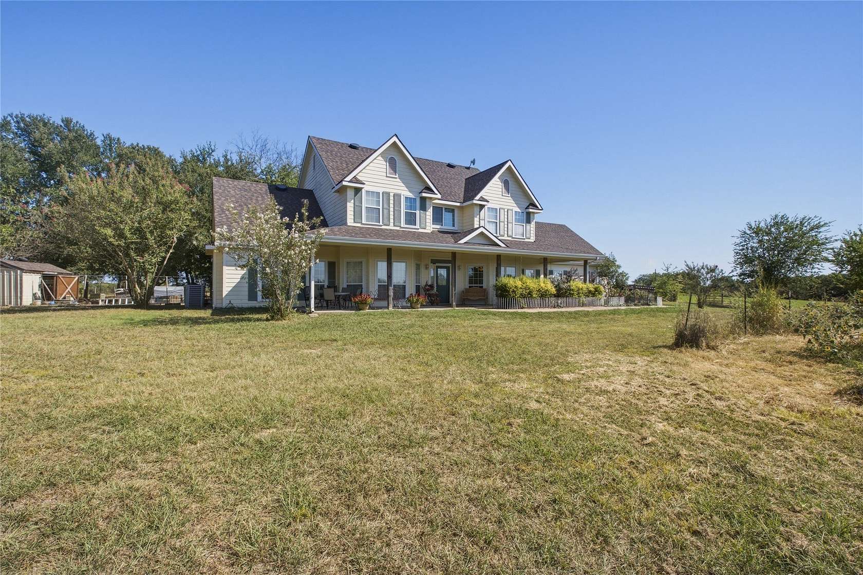 48.5 Acres of Agricultural Land with Home for Sale in Leonard, Texas