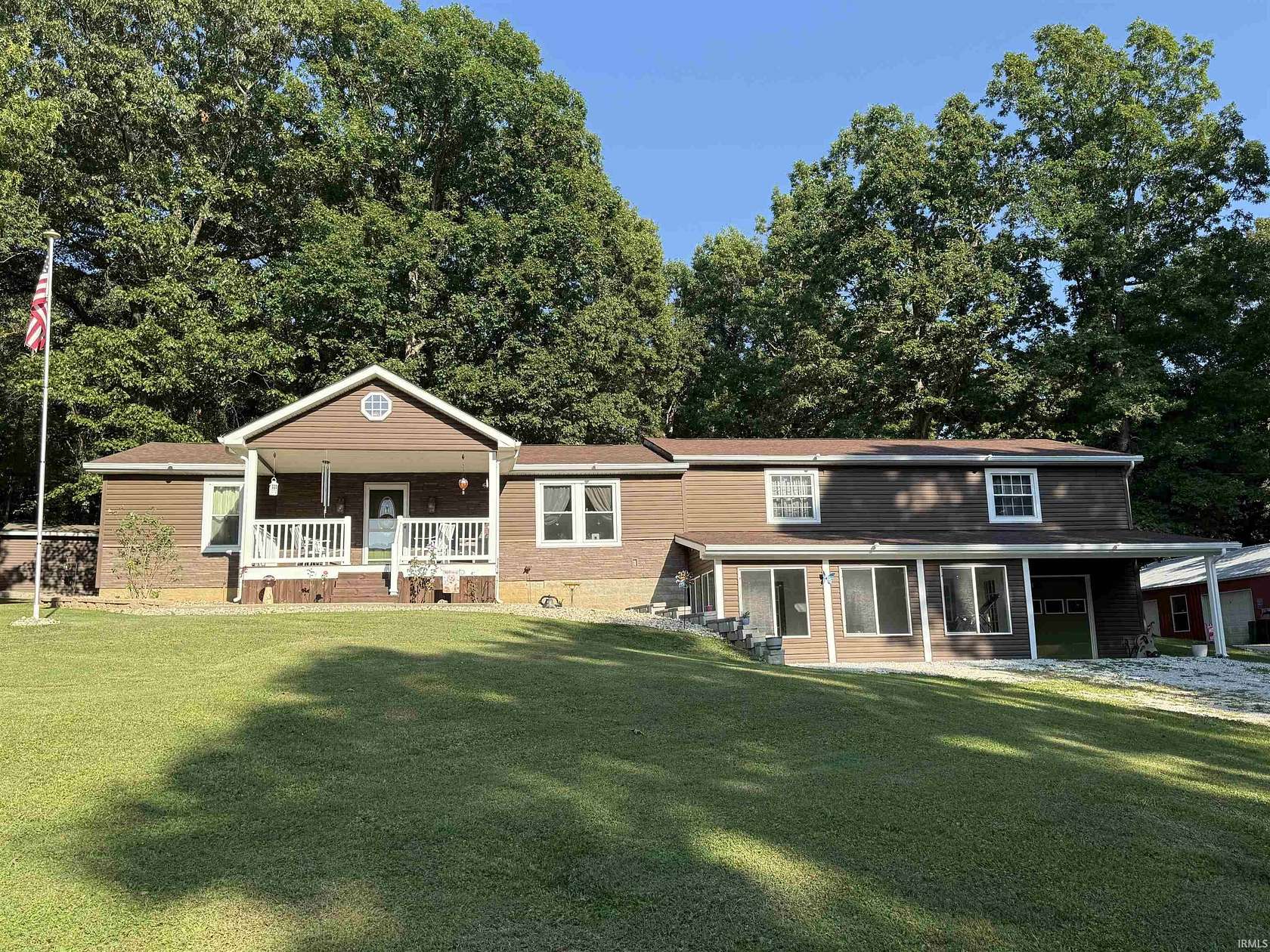 7 Acres of Land with Home for Sale in Mitchell, Indiana