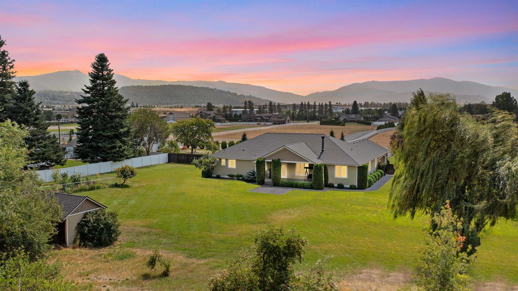 1.84 Acres of Land with Home for Sale in Otis Orchards, Washington