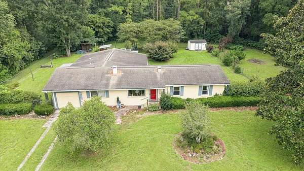 5 Acres of Land with Home for Sale in Tallahassee, Florida