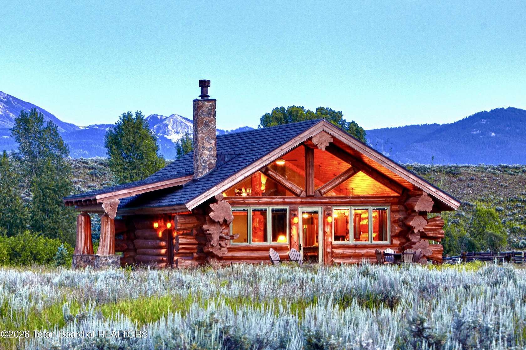3 Acres of Land with Home for Sale in Moose, Wyoming