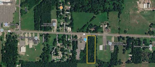 3 Acres of Commercial Land for Sale in Bastrop, Louisiana