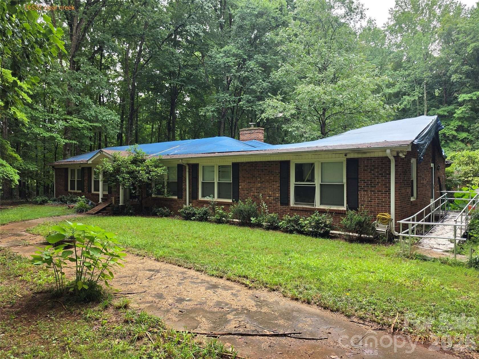 2 Acres of Land with Home for Sale in Midland, North Carolina