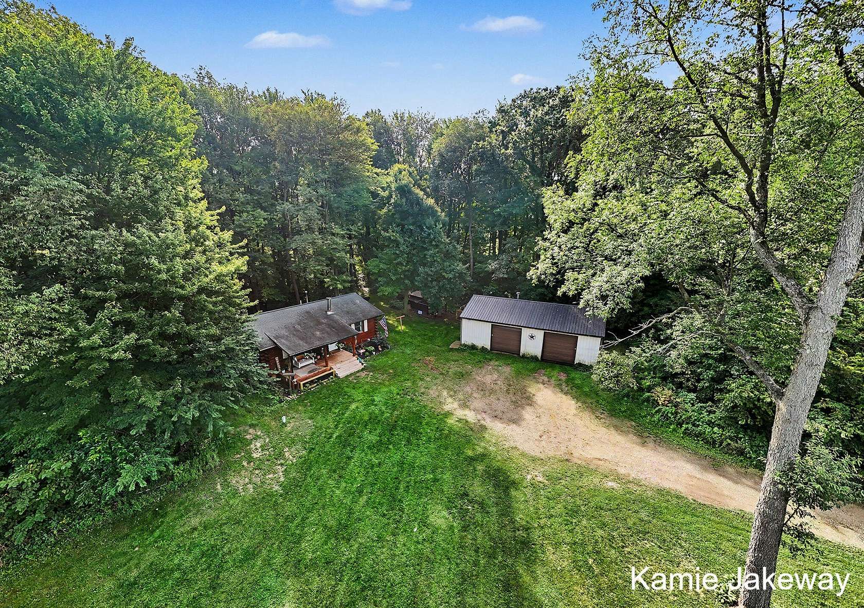 2.57 Acres of Land with Home for Sale in Fenwick, Michigan