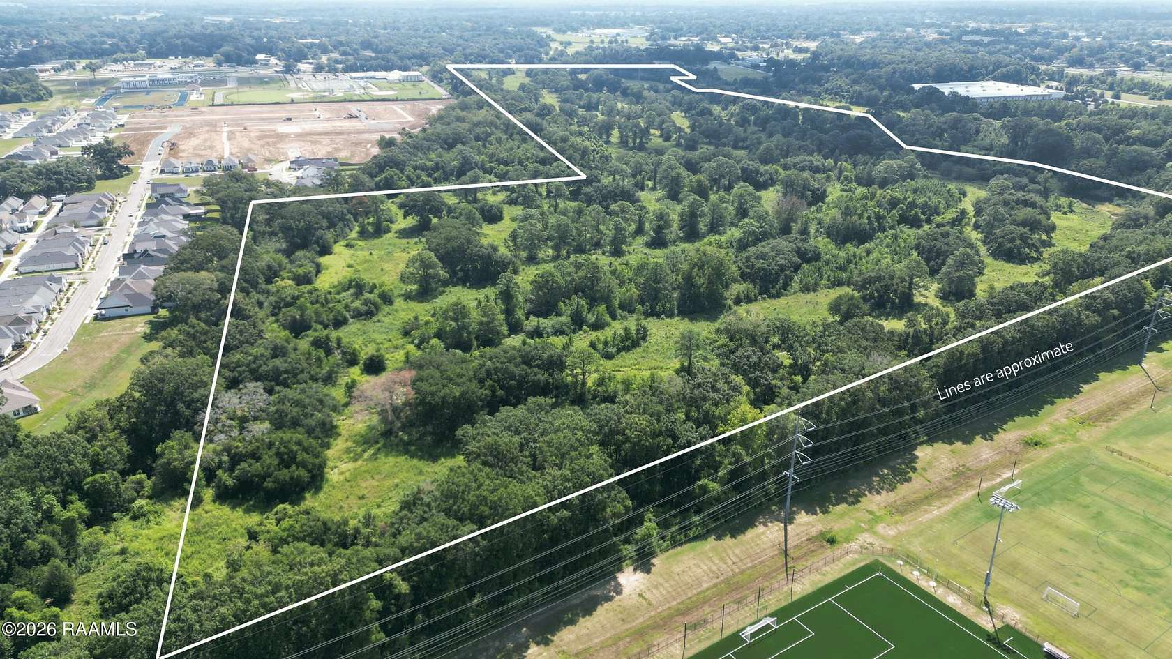 136 Acres of Land for Sale in Lafayette, Louisiana