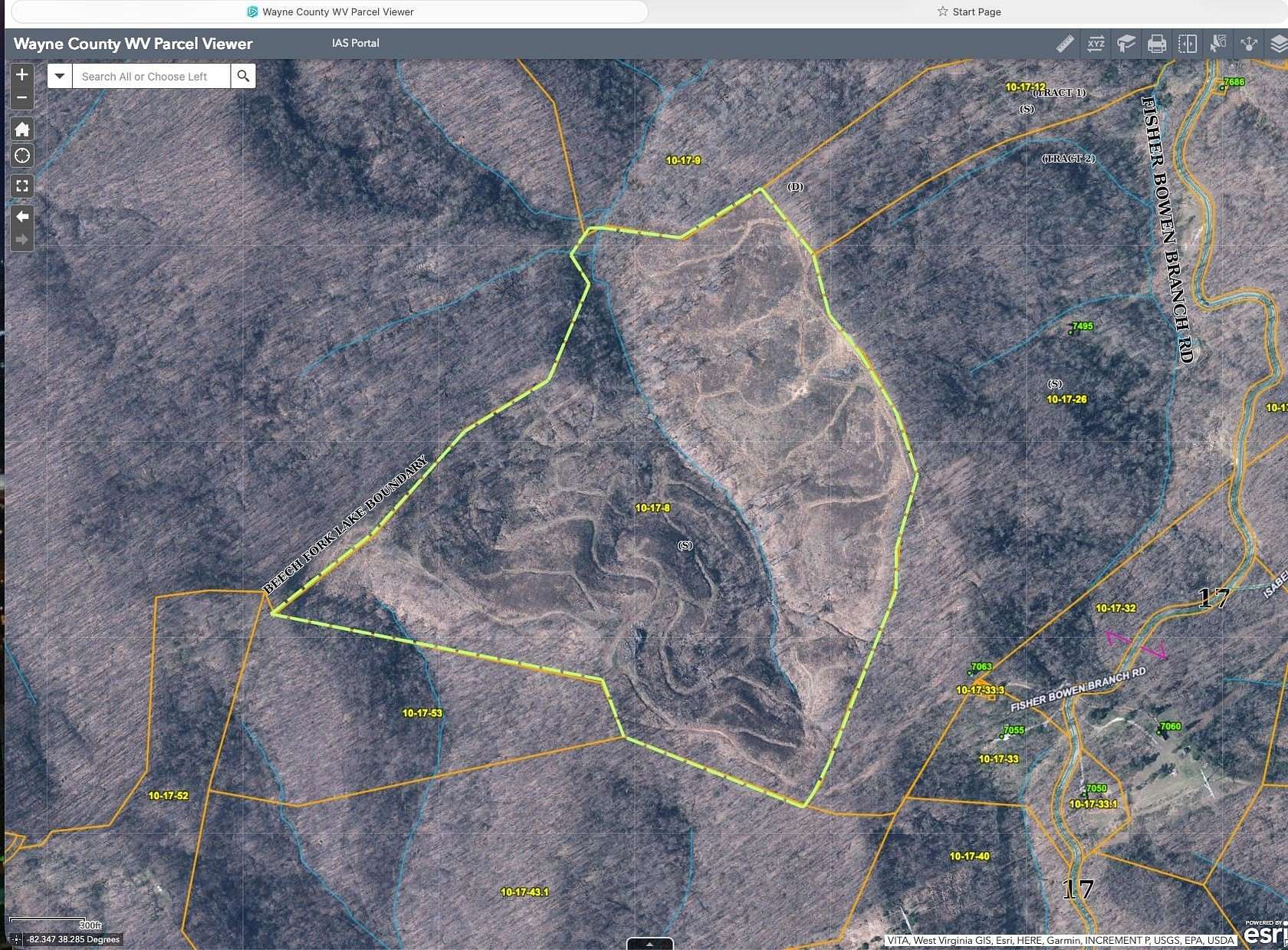 75.8 Acres of Recreational Land for Sale in Wayne, West Virginia