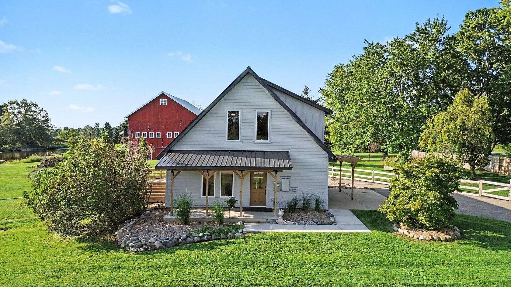 7 Acres of Land with Home for Sale in Mason, Michigan