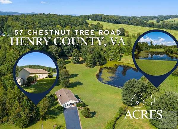 6.22 Acres of Land with Home for Sale in Martinsville, Virginia