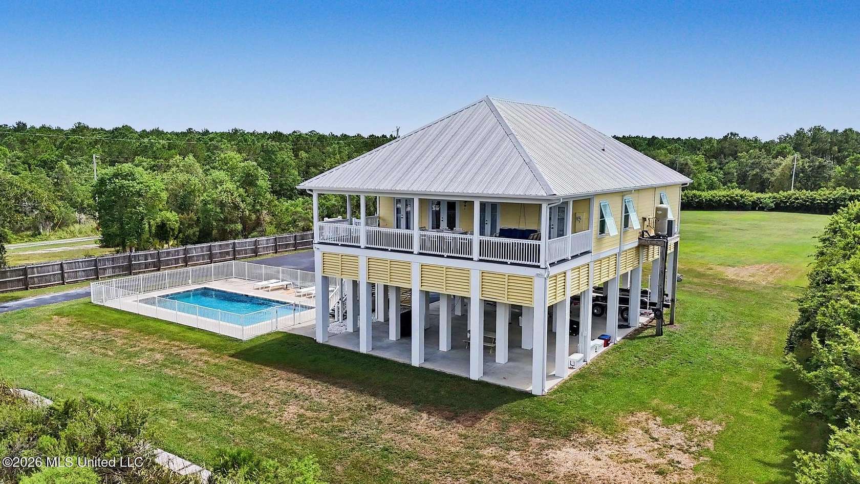 2 Acres of Land with Home for Sale in Bay St. Louis, Mississippi