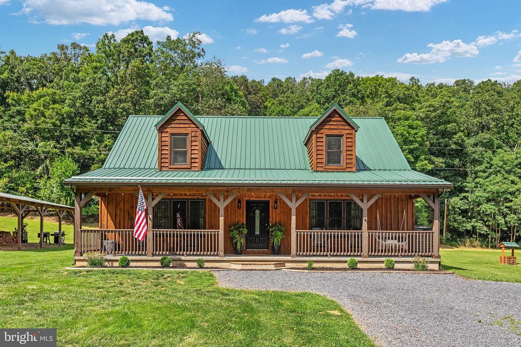 55.3 Acres of Land with Home for Sale in Mathias, West Virginia