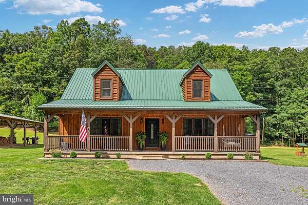 55.3 Acres of Land with Home for Sale in Mathias, West Virginia