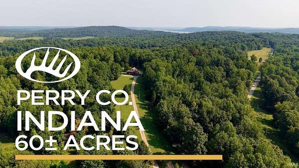 60 Acres of Recreational Land with Home for Sale in Rome, Indiana