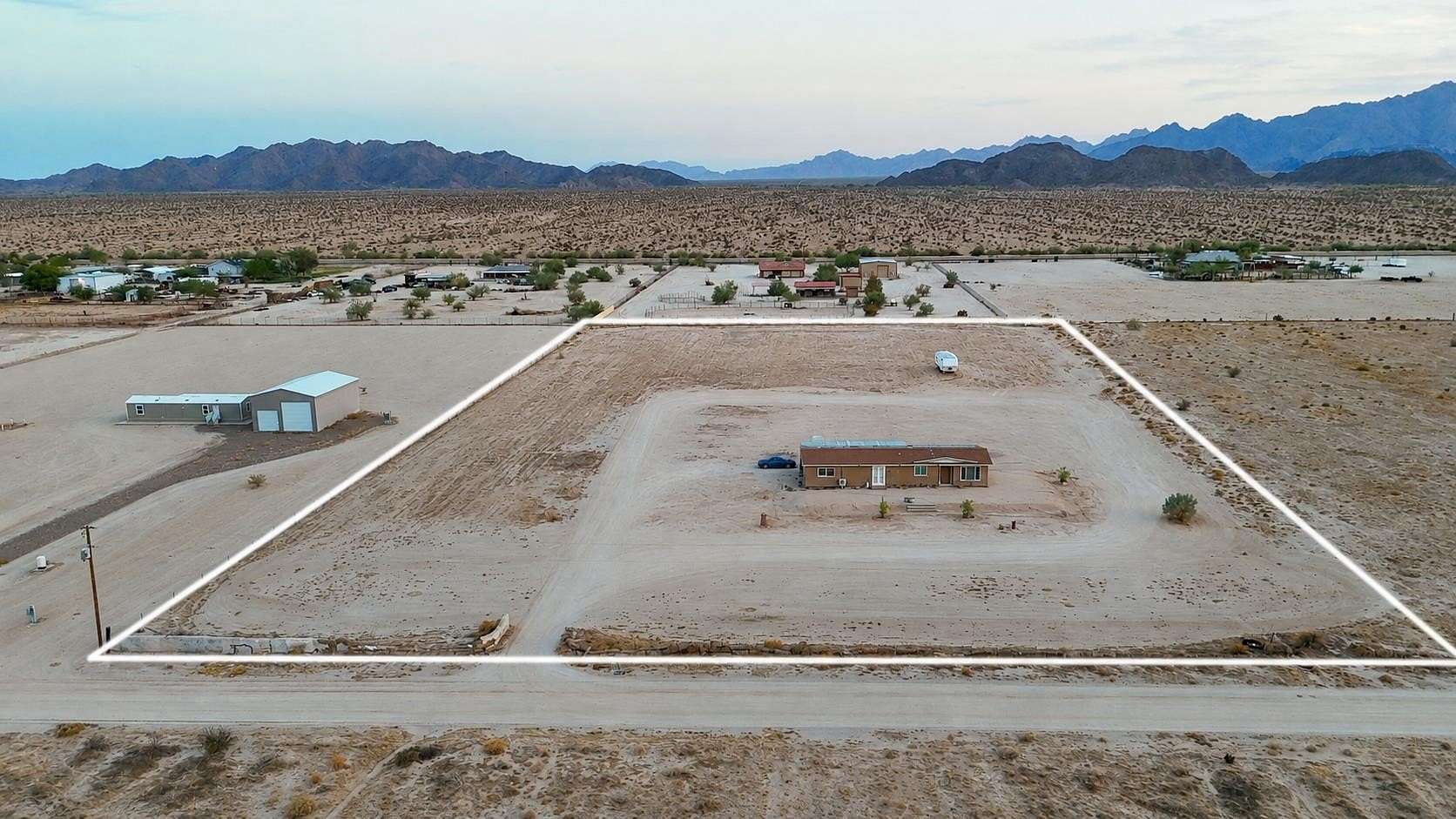 4.8 Acres of Land with Home for Sale in Wellton, Arizona