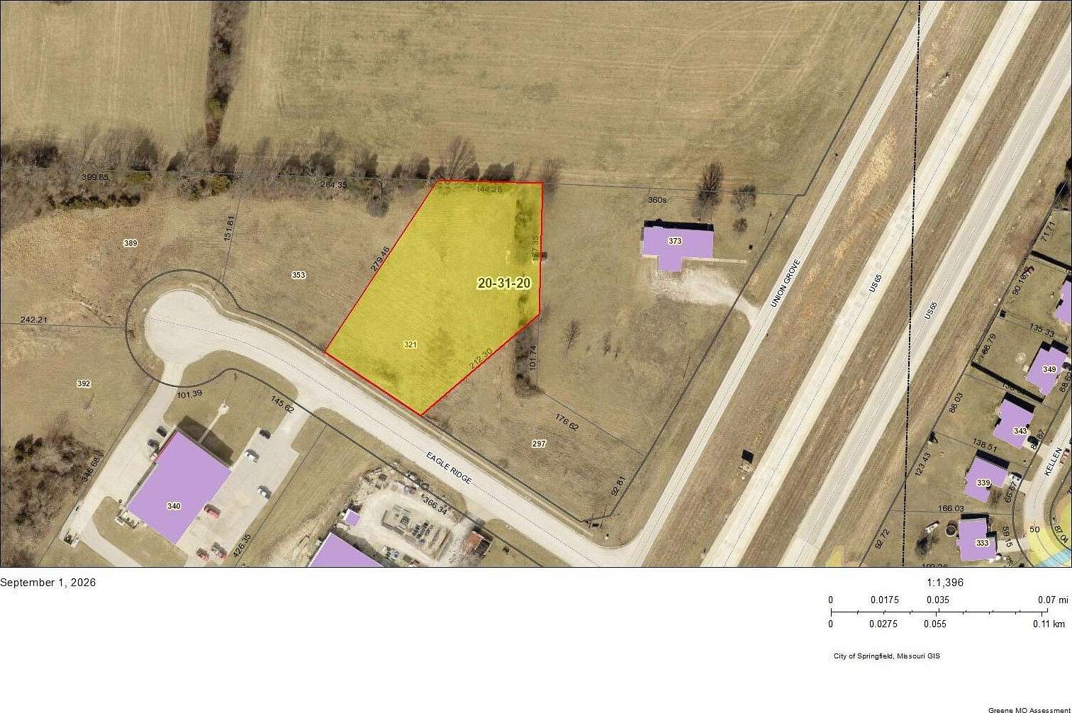1.39 Acres of Commercial Land for Sale in Fair Grove, Missouri