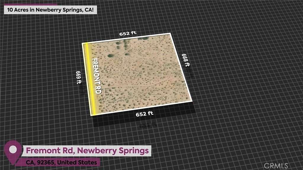 10 Acres of Recreational Land for Sale in Newberry Springs, California