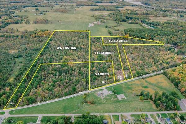 12.5 Acres of Land for Auction in Lake Milton, Ohio