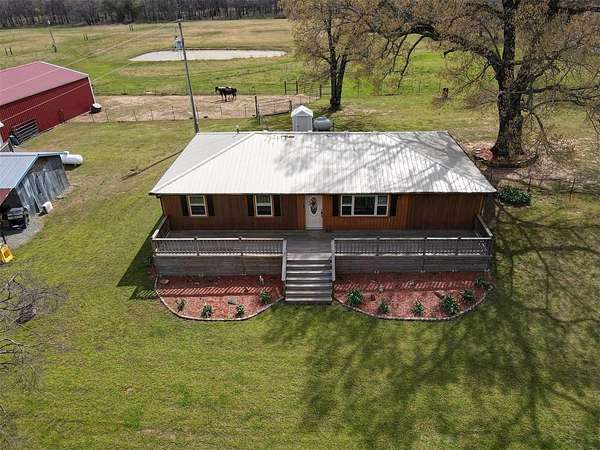 13.5 Acres of Land with Home for Sale in Heavener, Oklahoma