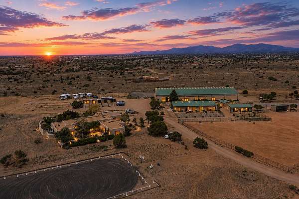 19.5 Acres of Land with Home for Sale in Lamy, New Mexico