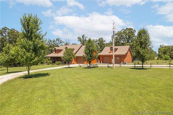 9.6 Acres of Land with Home for Sale in Iberia, Missouri