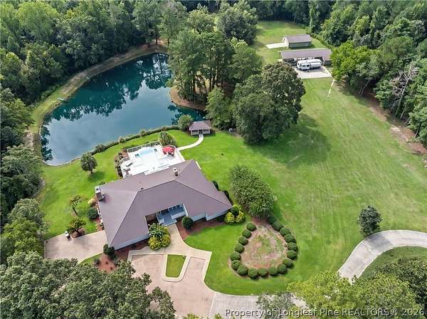 10.3 Acres of Land with Home for Sale in Elizabethtown, North Carolina