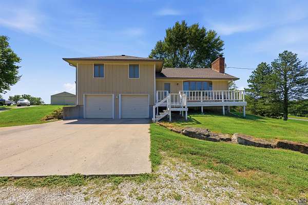8.4 Acres of Land with Home for Sale in Lawrence, Kansas
