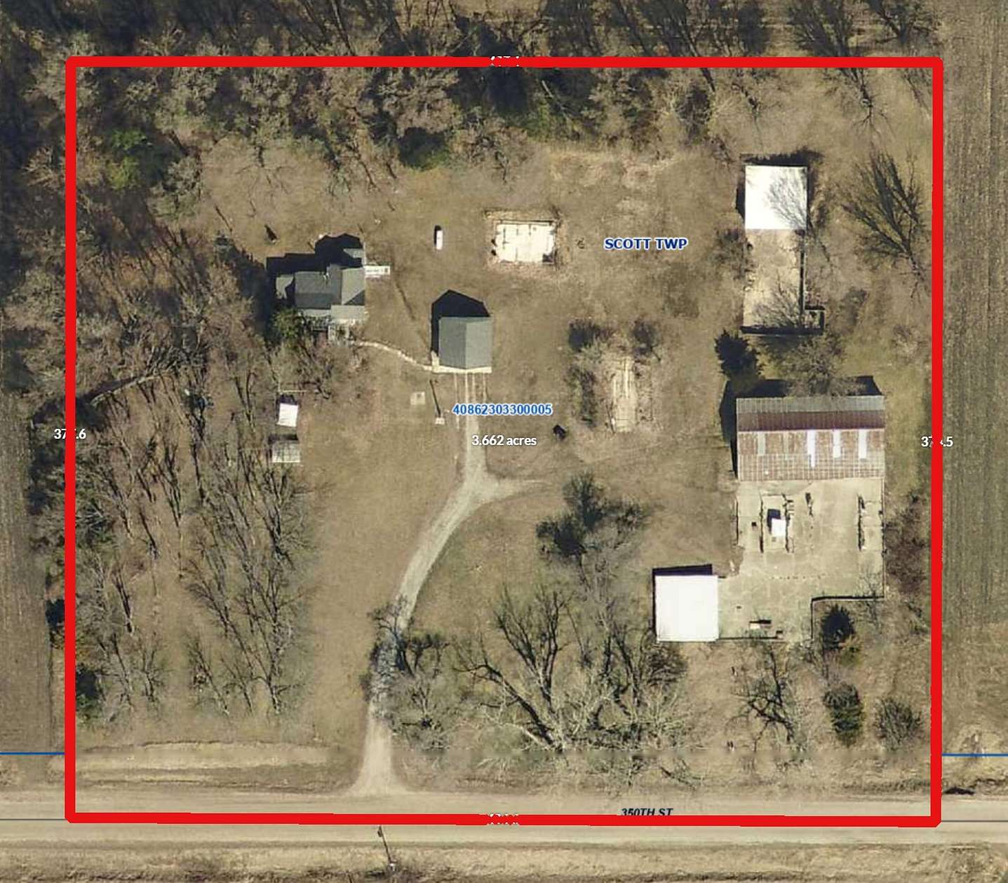 3.63 Acres of Land with Home for Sale in Ellsworth, Iowa