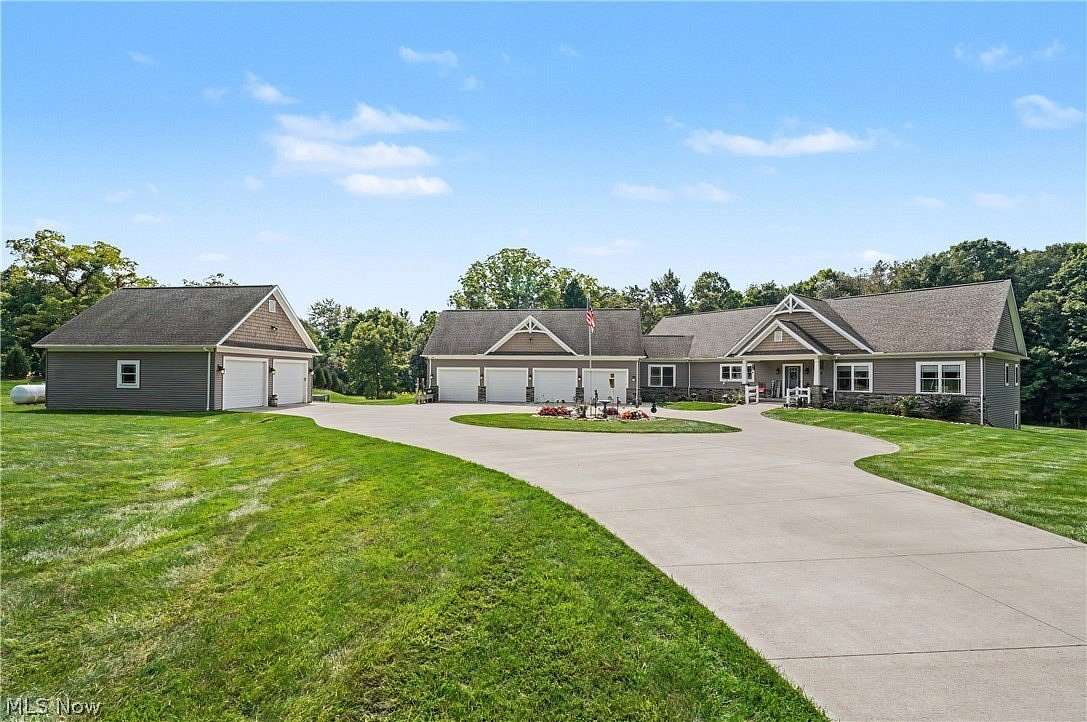 27.6 Acres of Recreational Land with Home for Sale in Mantua, Ohio