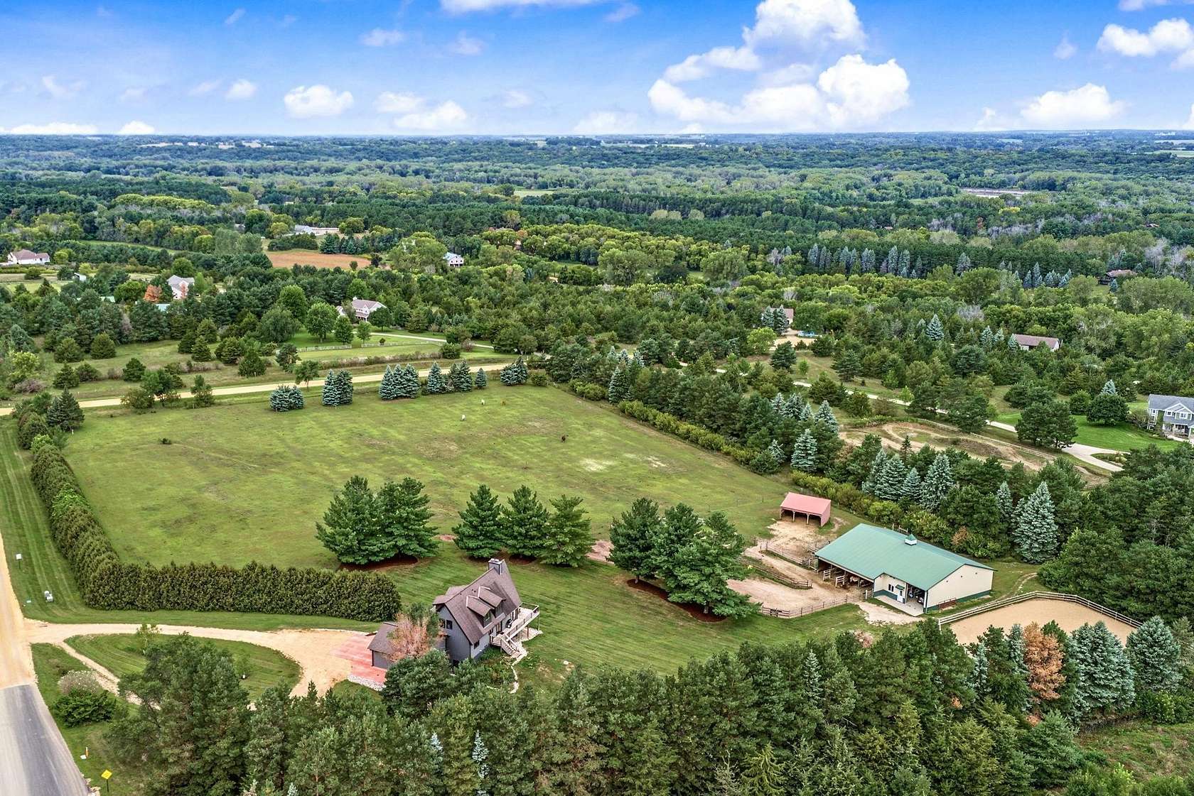 10.5 Acres of Land with Home for Sale in Jordan, Minnesota