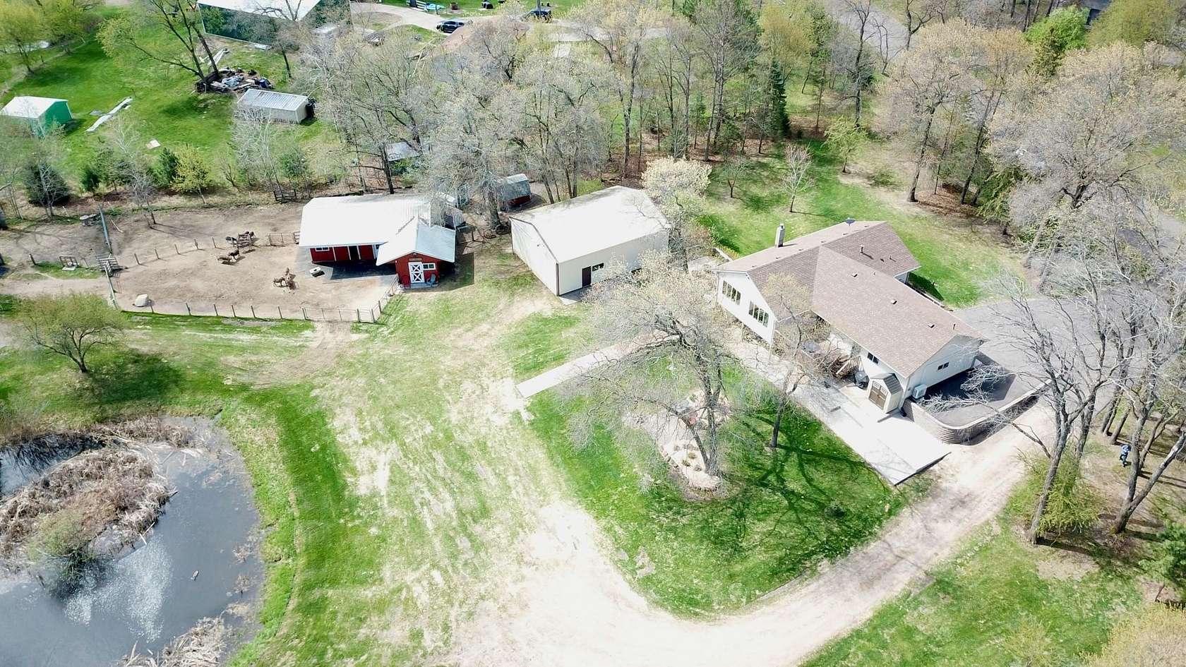 4.67 Acres of Land with Home for Sale in Elk River, Minnesota