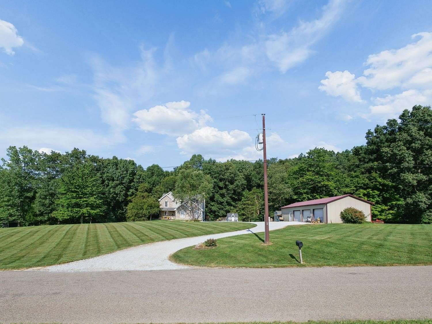 2 Acres of Land with Home for Sale in Brookville, Indiana