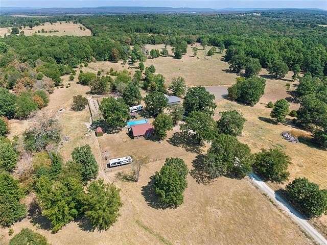 96.6 Acres of Land with Home for Sale in Antlers, Oklahoma