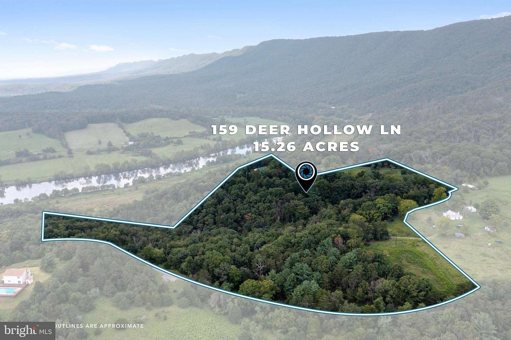 15.3 Acres of Land with Home for Sale in Bentonville, Virginia