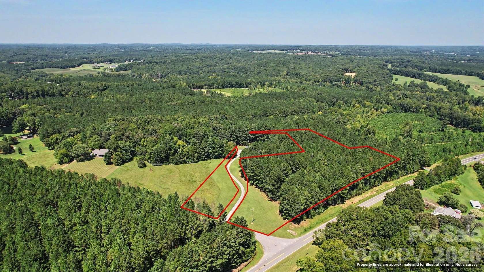 9.59 Acres of Residential Land for Sale in Mount Pleasant, North Carolina