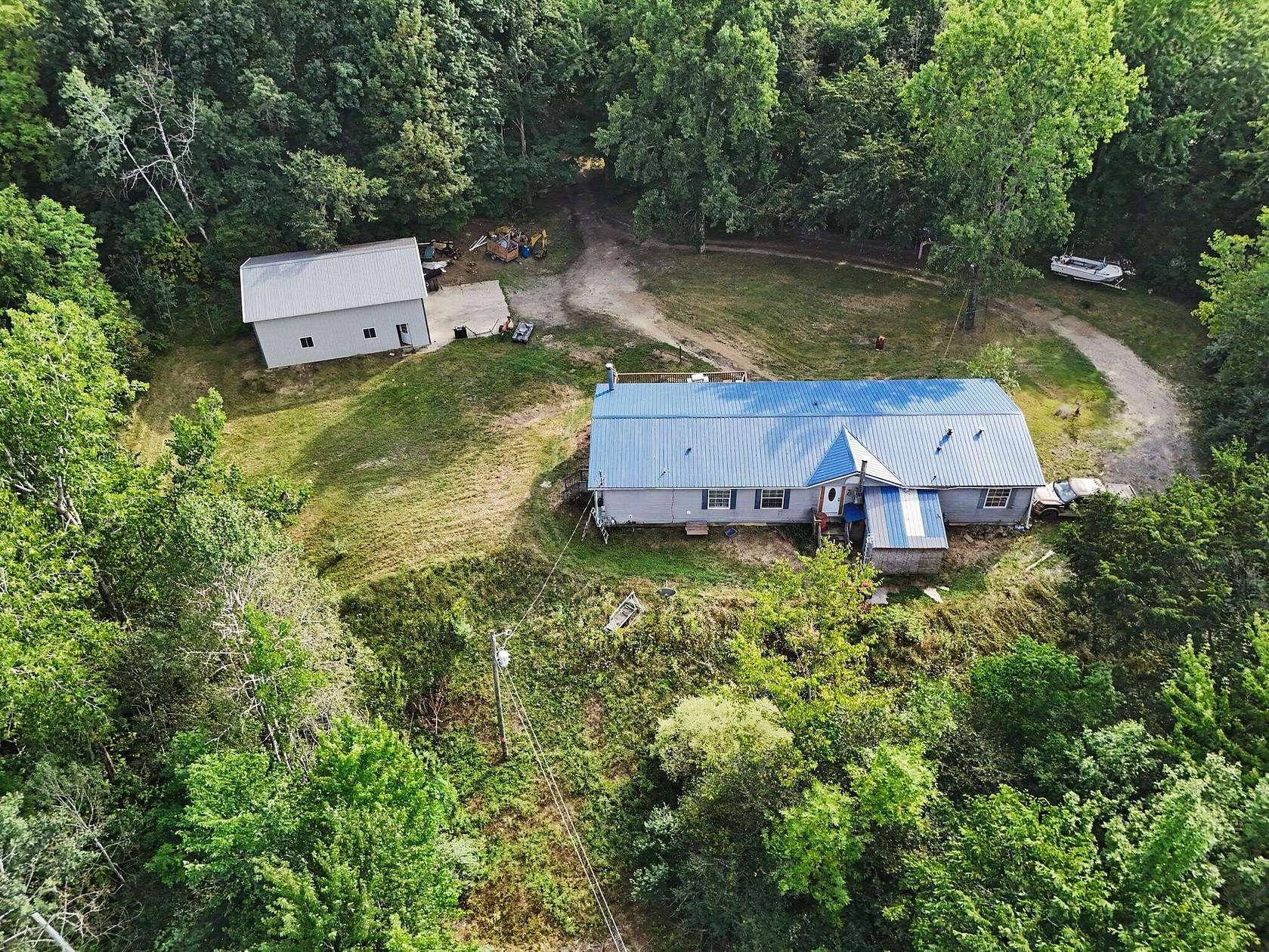 9.57 Acres of Land with Home for Sale in Allegan, Michigan