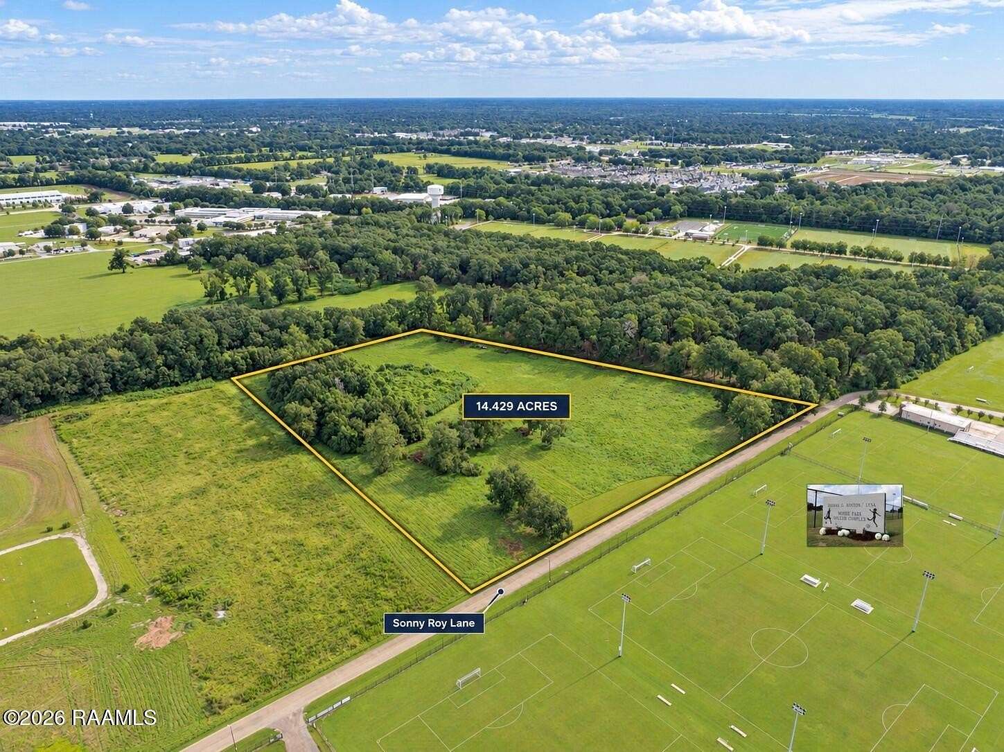 14.4 Acres of Mixed-Use Land for Sale in Lafayette, Louisiana