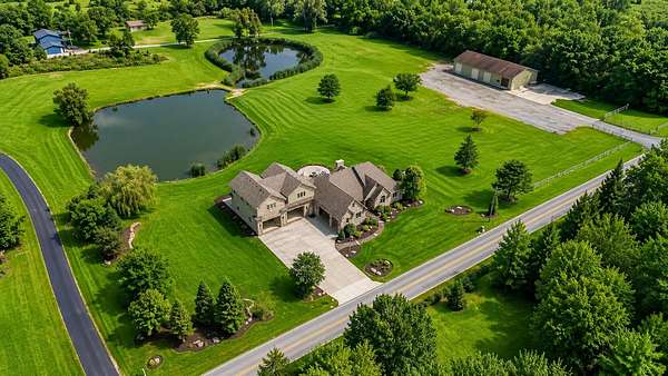 10 Acres of Recreational Land with Home for Sale in Crown Point, Indiana