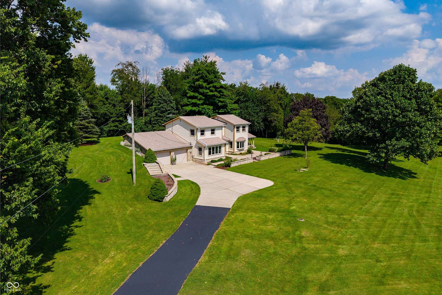 4.7 Acres of Land with Home for Sale in Trafalgar, Indiana