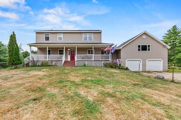 5.66 Acres of Land with Home for Sale in Bowdoin Town, Maine