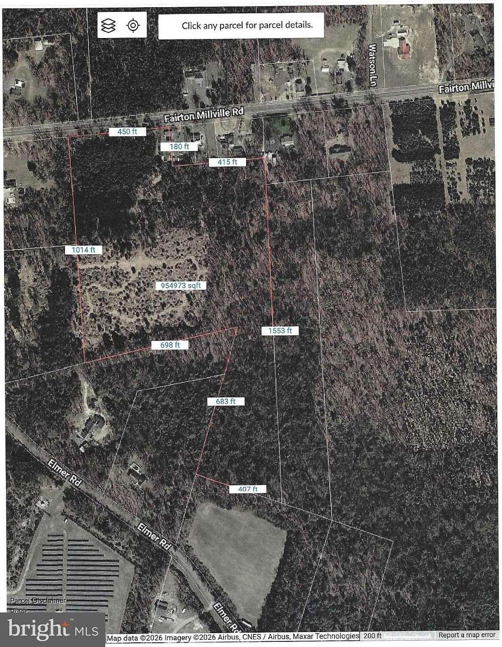 21.7 Acres of Recreational Land for Sale in Bridgeton, New Jersey