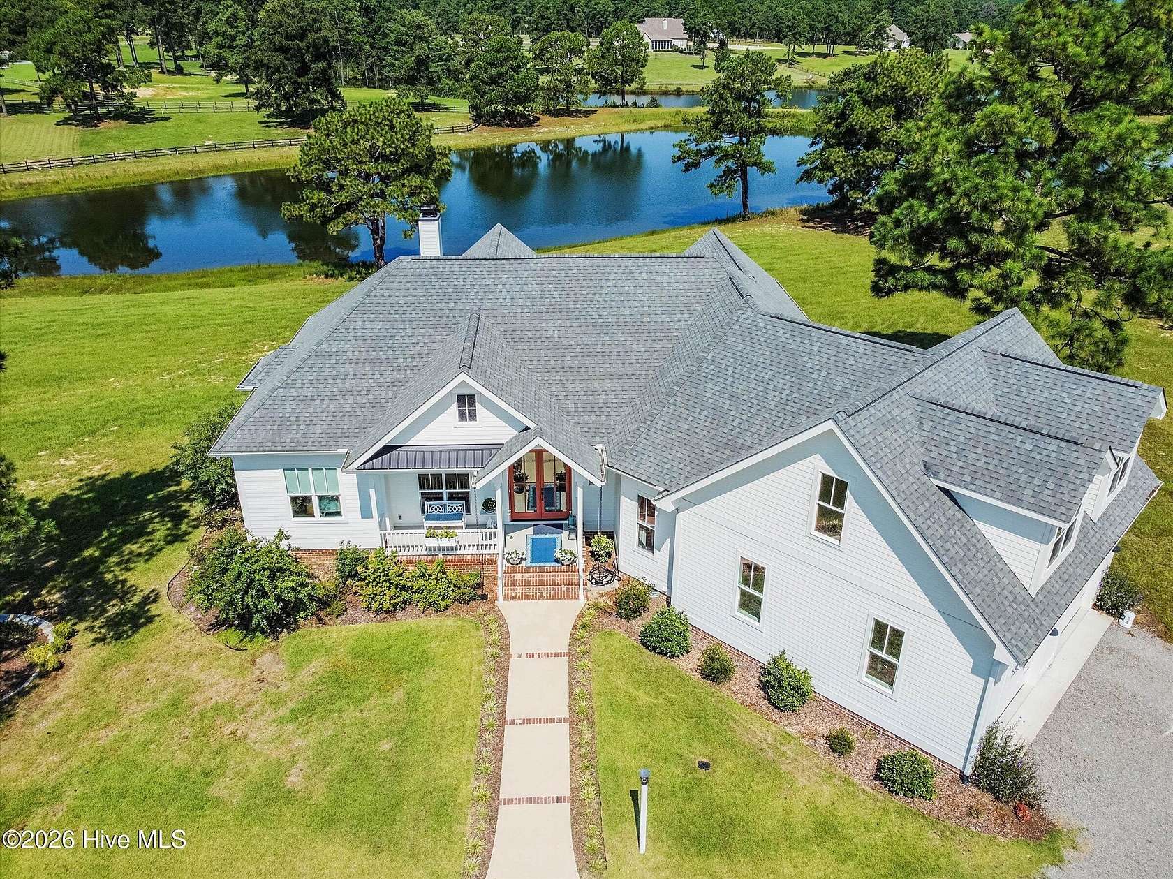 5.8 Acres of Land with Home for Sale in Vass, North Carolina
