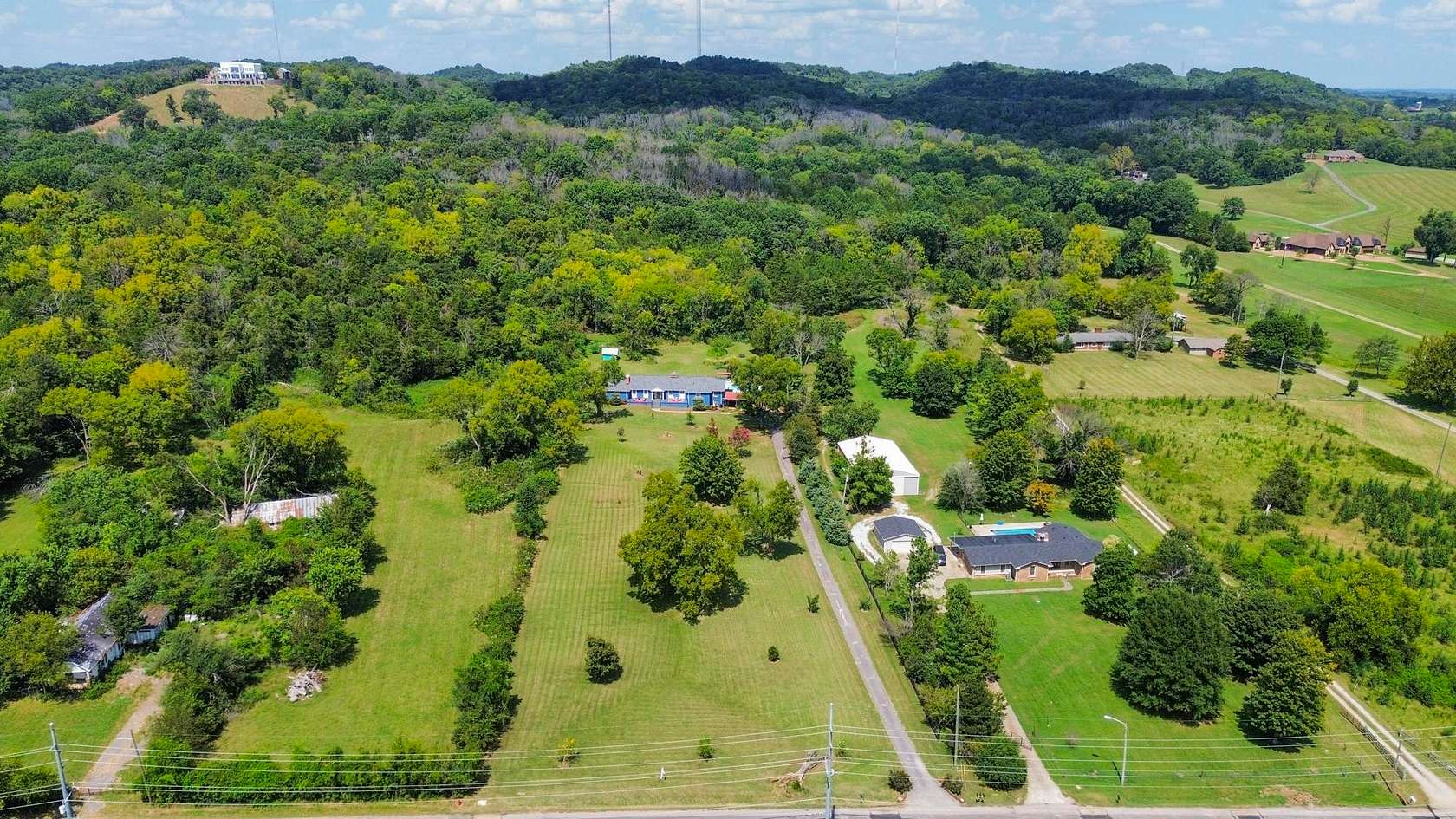 5.25 Acres of Land with Home for Sale in Whites Creek, Tennessee