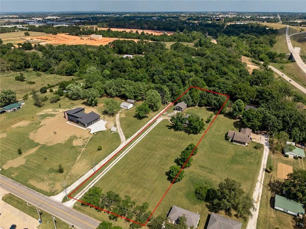 2 Acres of Land with Home for Sale in Lowell, Arkansas