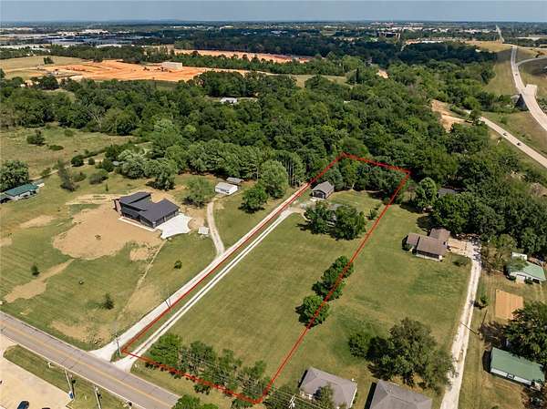 2 Acres of Land with Home for Sale in Lowell, Arkansas