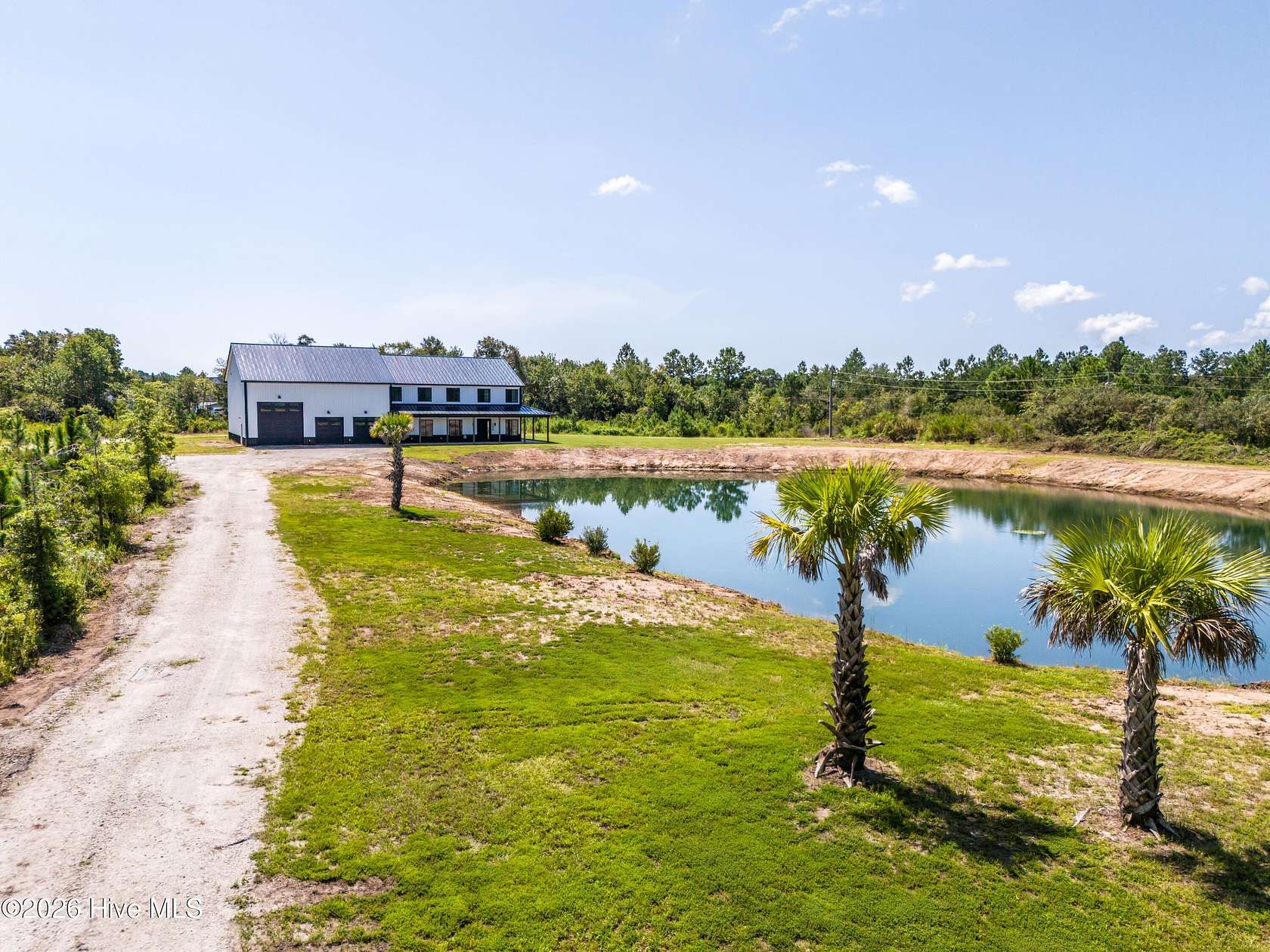 6.33 Acres of Land with Home for Sale in Holly Ridge, North Carolina