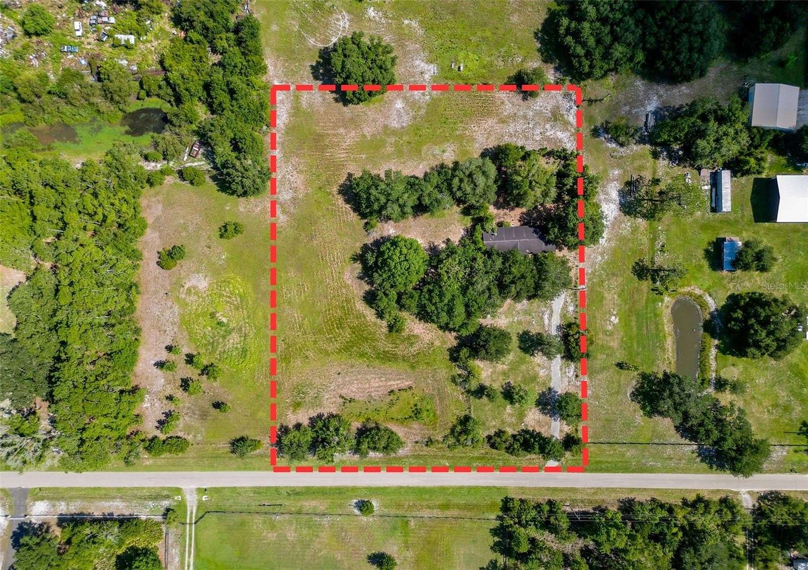 2.5 Acres of Land with Home for Sale in Plant City, Florida