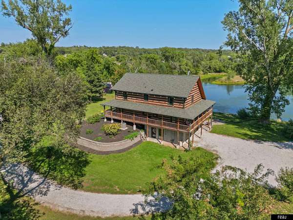 13.8 Acres of Recreational Land with Home for Sale in Papillion, Nebraska