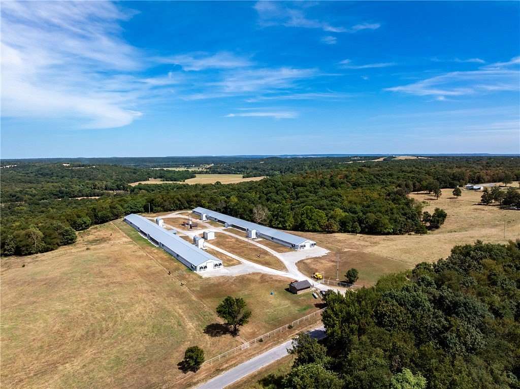40 Acres of Agricultural Land with Home for Sale in Watts, Oklahoma