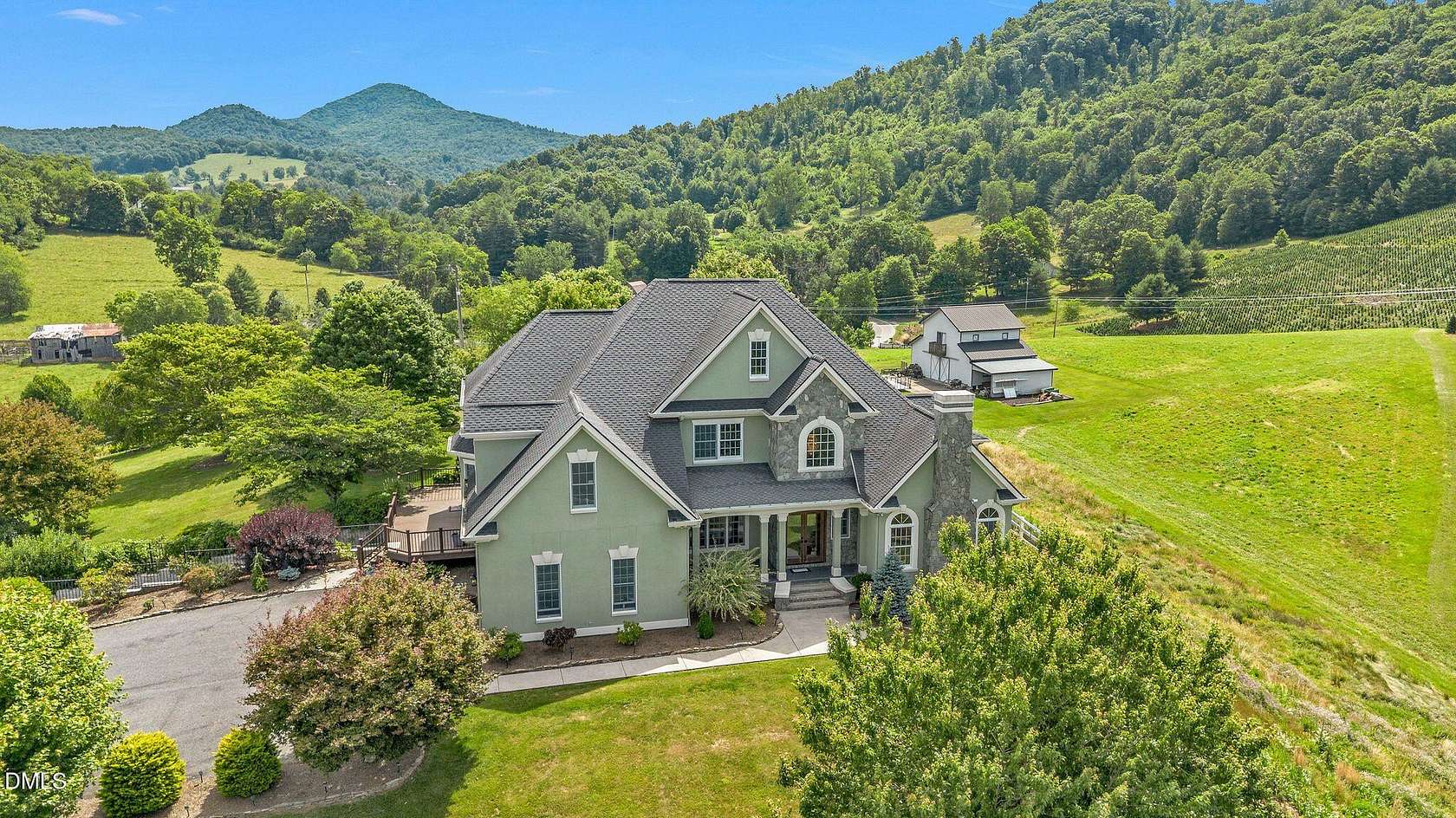 10 Acres of Land with Home for Sale in Jefferson, North Carolina